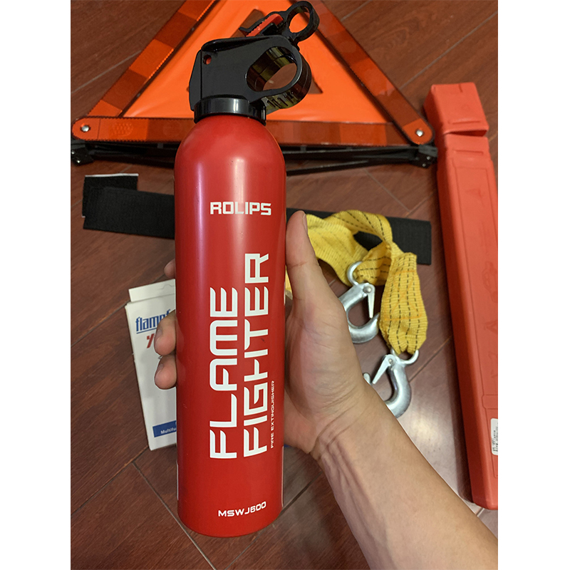 Fire Extinguisher, Car Fire Extinguisher, Red